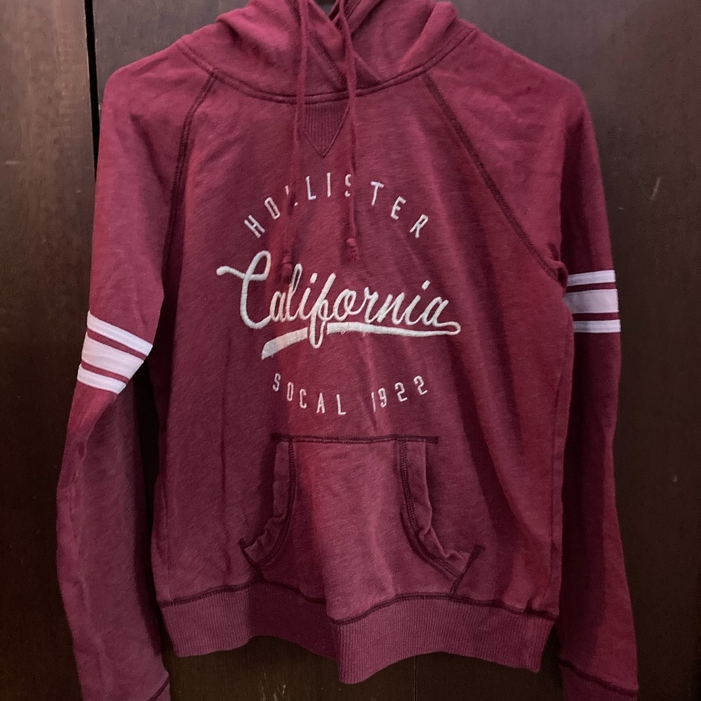 Red California hoodie